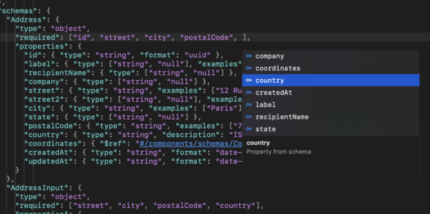 Context-aware auto-completion popup